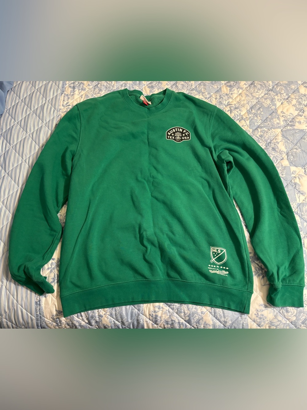 MLS Austin FC Green XXL Mitchell & Ness Crewneck Sweater